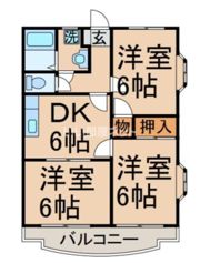 グランドール新町の間取り画像