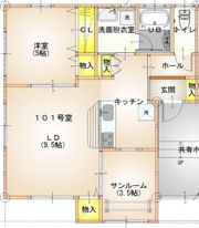 フェリオの間取り画像
