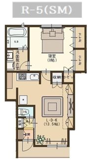 ユーソニアン・三仏生Aの間取り画像