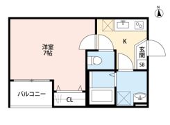 アヴァンティ東浦和(アヴァンティヒガシウラワ)の間取り画像