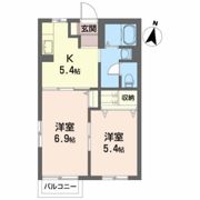 クリグ・ランド Cの間取り画像