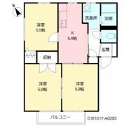 フォーレスアナイ A棟の間取り画像