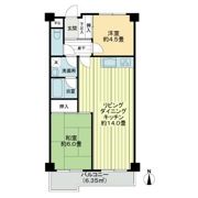 ワコー川越マンションの間取り画像