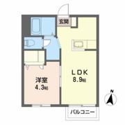 シャ－メゾンM常盤台の間取り画像