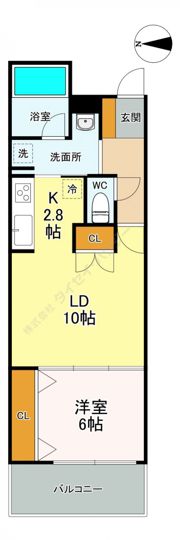 108宮千代の間取り画像