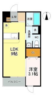 サテライト青葉の間取り画像