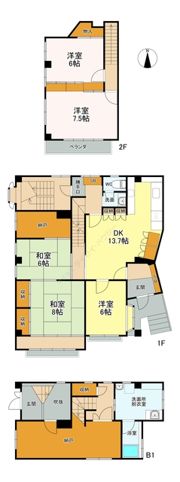 サクラーレ中野の間取り画像