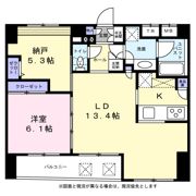 サンアリーナ永福町 403号室の間取り画像