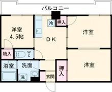 KTD東福生の間取り画像