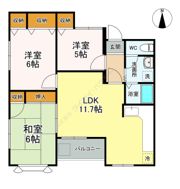 学園プリンスハイムの間取り画像