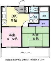 東住吉マンションの間取り画像
