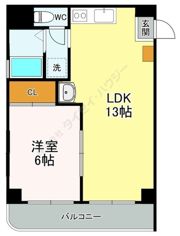 メゾンパークスの間取り画像