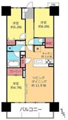 セントガーデン海老名Ⅰ街区の間取り画像
