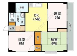 サトウハイツの間取り画像