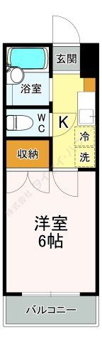 ルミナスナガセの間取り画像