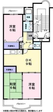 エクセル若葉の間取り画像