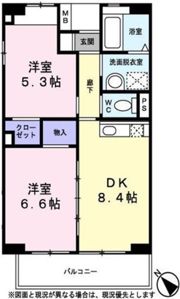 グランドゥール鶴ヶ島の間取り画像