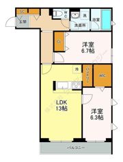 AVANCE ISSHAの間取り画像