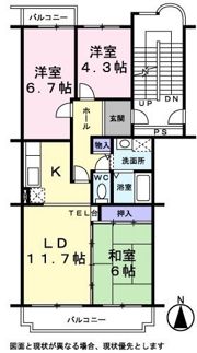 リヴィエールⅠの間取り画像