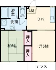 サンクレスト昭和A棟の間取り画像