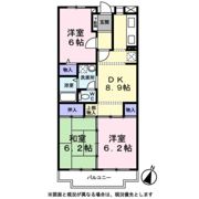 シェーヌ生駒の間取り画像