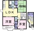 グリーンパークサイドCの間取り画像
