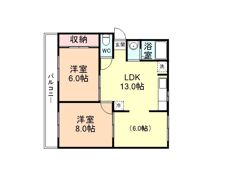 桜井ハイツの間取り画像