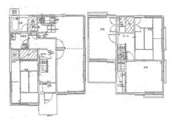 太田2階建て貸家の間取り画像