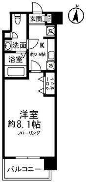 シティコート所沢の間取り画像