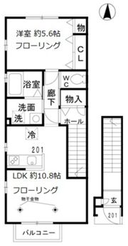 ニュー アネックスの間取り画像