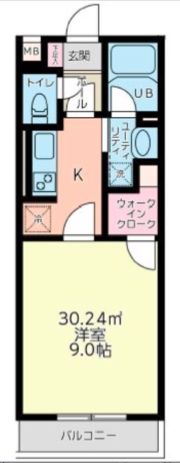 レアフージュの間取り画像
