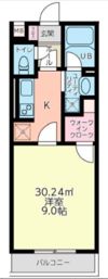 レアフージュの間取り画像