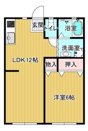 グランディール尾津の間取り画像
