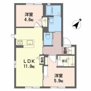 ミレーニア城ヶ丘の間取り画像