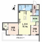 Balloonflower Eastの間取り画像