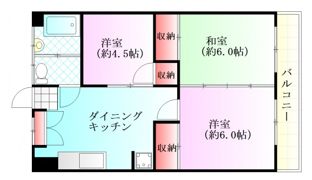 牛田翠苑の間取り画像