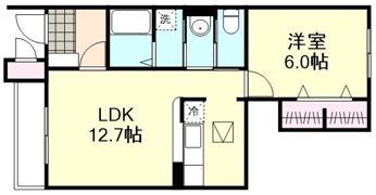 サンクレストBの間取り画像