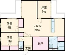 スクエアメゾン姫路城前の間取り画像