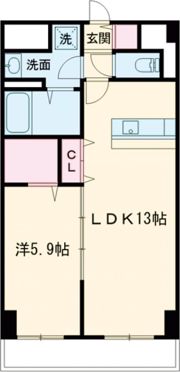 エスペーロ新在家の間取り画像