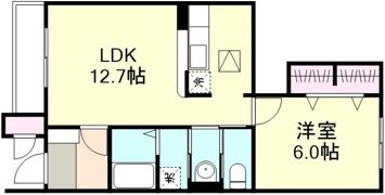 サンクレストBの間取り画像