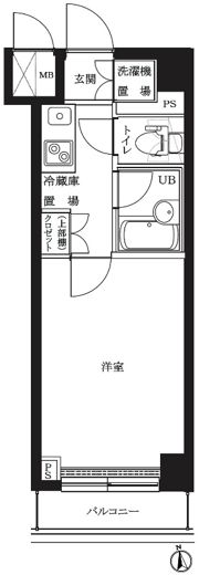 ルーブル東蒲田参番館の間取り画像