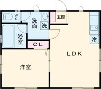 下永吉貸家の間取り画像
