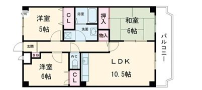 コンフォート香椎東の間取り画像