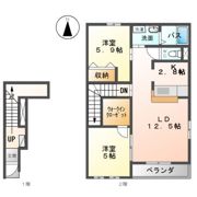 パークサイドヴィラ御里 A棟の間取り画像