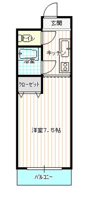 メゾンラベンダー16番館の間取り画像
