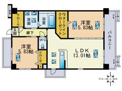 フェルメールの間取り画像