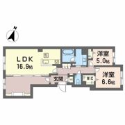 Balloonflower Southの間取り画像