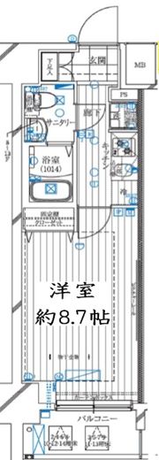 レガリス亀戸の間取り画像