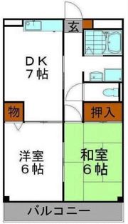 シャトレ手柄の間取り画像