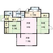 錦見2丁目貸家の間取り画像